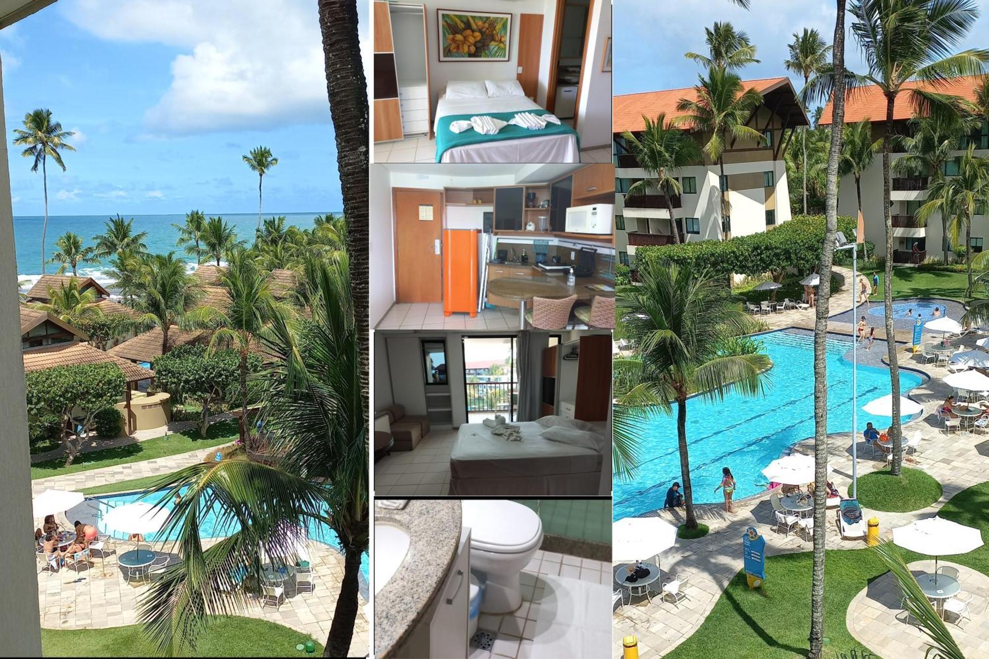 Estudio Marulhos, Varanda Com Vista De Mar E Parque Aquatico, A Beira-Mar Mar De Muro Alto, Com Wi-Fi, Restaurante, Estacionamento E A 10' De Pôrto das Galinhas Eksteriør billede